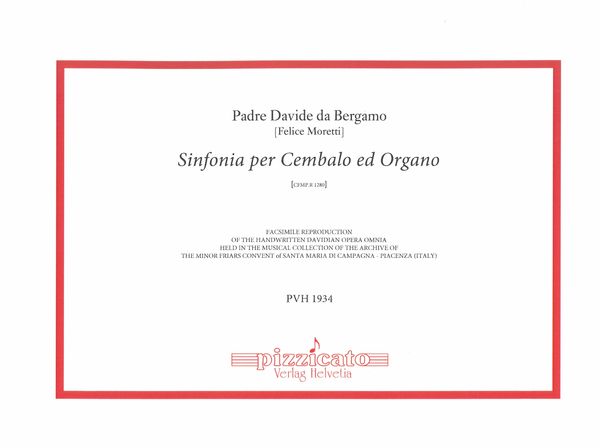 Sinfonia Per Cembalo Ed Organo, Cfmp.R 1280.