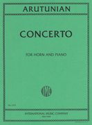 Concerto : For Horn and Piano.