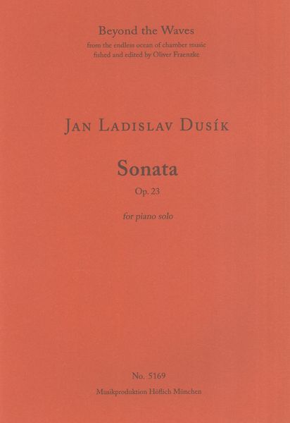 Sonata, Op. 23 : For Piano Solo.