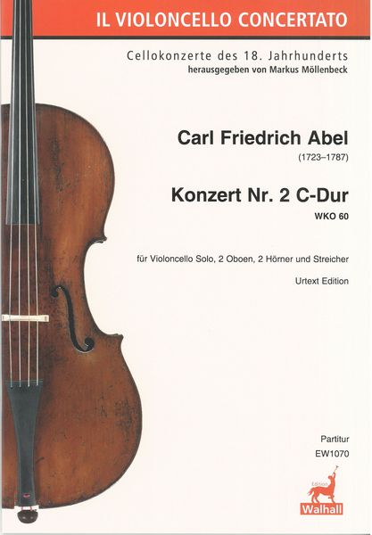 Konzert Nr. 2 C-Dur, Wko 60 : Für Violoncello Solo, 2 Oboen, 2 Hörner und Streicher.