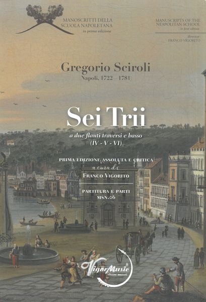 Sei Trii : A Due Flauti E Basso - Nos. 4-6 / edited by Franco Vigorito.