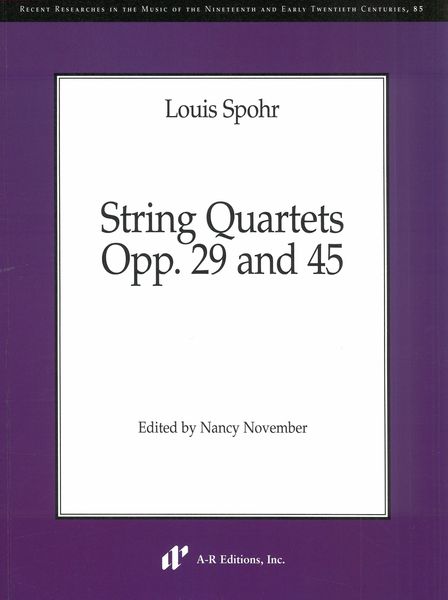 String Quartets Opp. 29 and 45 / edited by Nancy November.