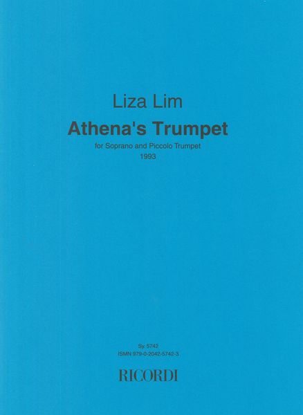 Athena's Trumpet : For Soprano and Piccolo Trumpet (1993).