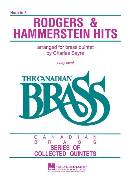 Canadian Brass - Rodgers and Hammerstein Hits : For Brass Quintet / arr. Charles Sayre.