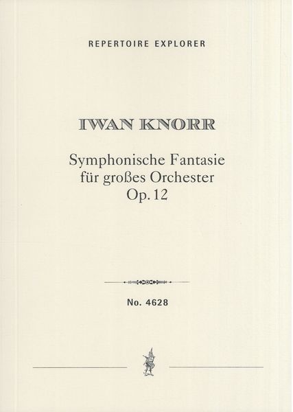 Symphonische Fantasie, Op. 12 : Für Grosses Orchester.