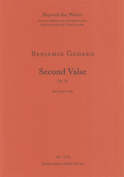 Second Valse, Op. 56 : For Piano Solo.