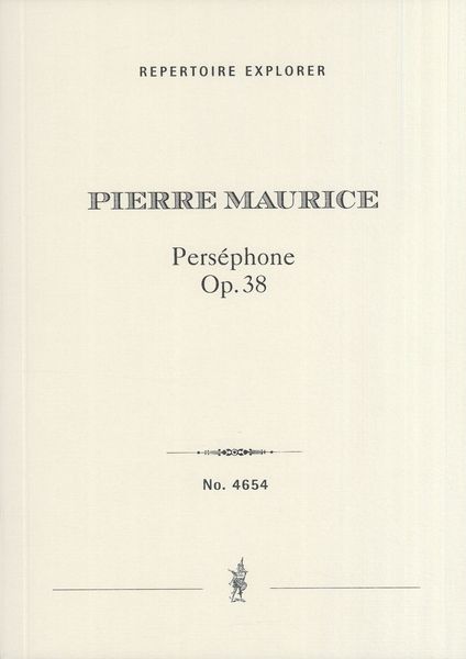 Persephone, Op. 38 : Musik Für Orchester In Zwei Sätzen.