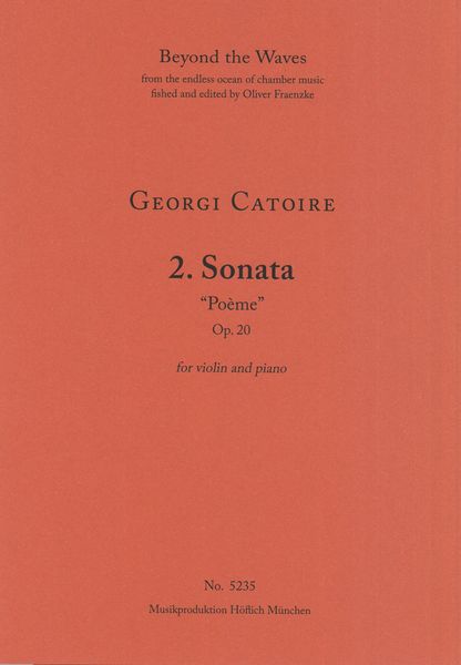 2. Sonata (Poème), Op. 20 : For Violin and Piano.