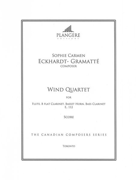Wind Quartet, E. 112 : For Flute, Clarinet, Basset Horn and Bass Clarinet / Ed. Brian McDonagh.