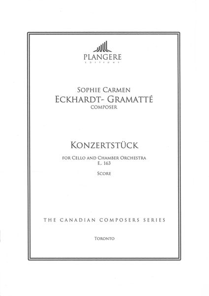 Konzertstück, E. 163 : For Cello and Orchestra / edited by Brian McDonagh.