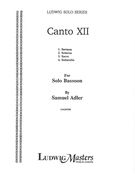 Canto XII : Four Concert Etudes For Bassoon.