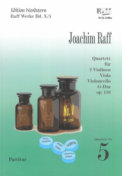 Quartett : Für 2 Violinen, Viola und Violoncello G-Dur, Op. 138 / edited by Volker Tosta.