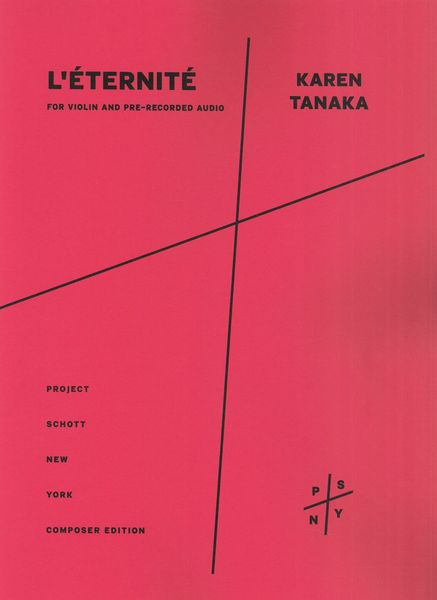 L' Éternité : For Violin and Pre-Recorded Audio (2021).