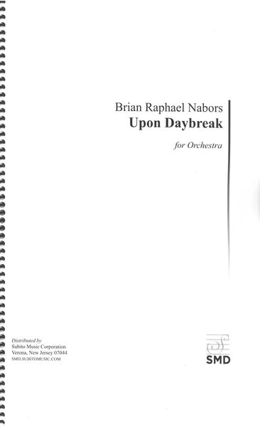 Upon Daybreak : For Orchestra (2022).