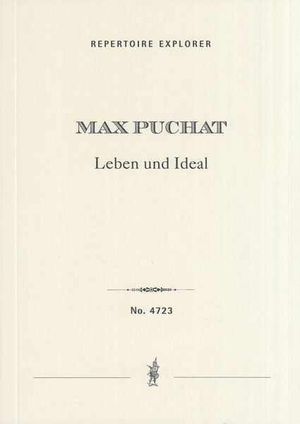 Leben und Ideal, Op. 24 : Eine Sinfonische Dichtung Für Grosses Orchester.