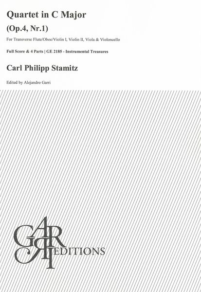 Quartet In C Major, Op. 4, Nr. 1 : For Strings / edited by Alejandro Garri.