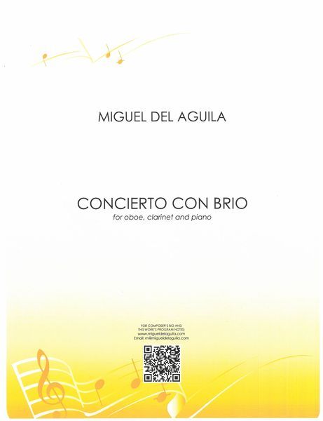 Concierto Con Brio : For Oboe, Clarinet and Piano (2022).