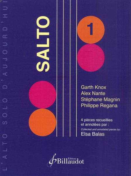 Salto 1 : Pour Alto / Collected and Annotated by Elsa Balas.