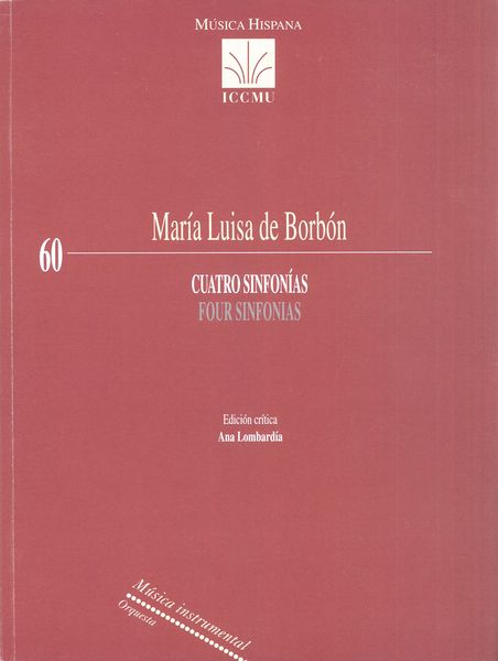 Cuatro Sinfonías / edited by Ana Lombardía.