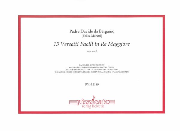 13 Versetti Facili In Re Maggiore, Cfmp.R 1375.
