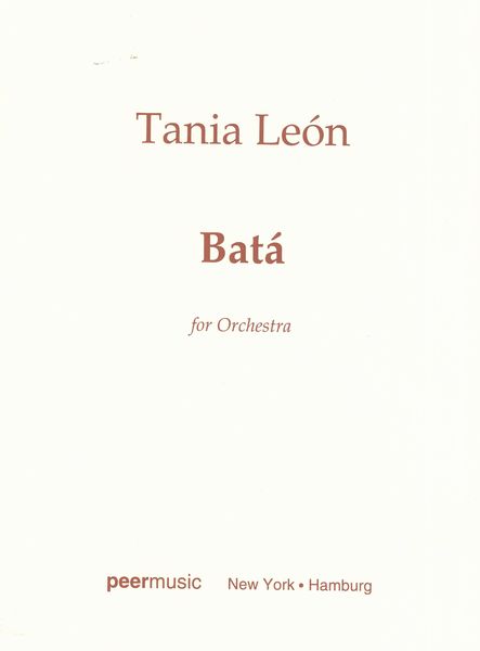 Batá : For Orchestra (1985).