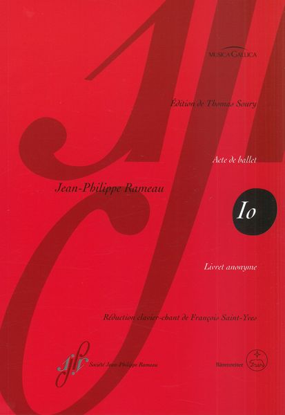 Io : Acte De Ballet / edited by Thomas Soury.