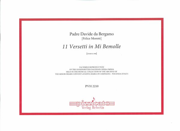 11 Versetti In Mi Bemolle, Cfmp.R 1390.