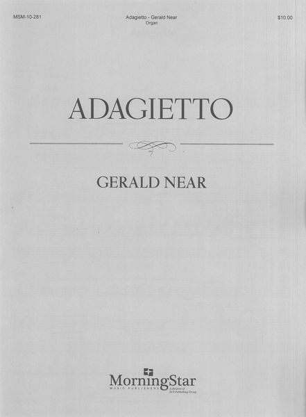 Adagietto : For Organ.