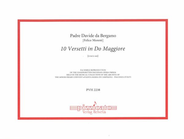 10 Versetti In Do Maggiore, Cfmp.R 1402.