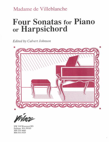 Four Sonatas For Piano Or Harpsichord / Edited By Calvert Johnson [Download].