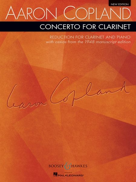 Concerto : For Clarinet and String Orchestra, With Harp and Piano - Piano reduction - New Edition.