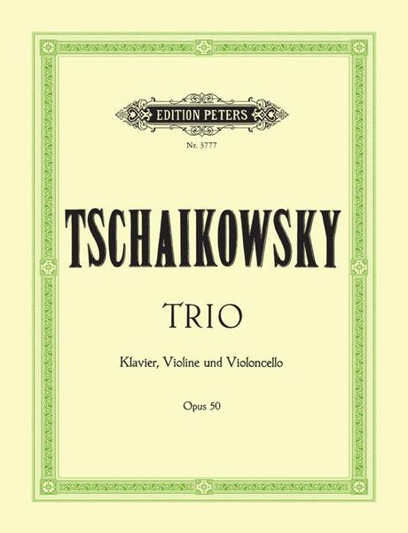 Trio, Op. 50 : For Piano, Violin and Cello / Ed. by Carl Hermann.