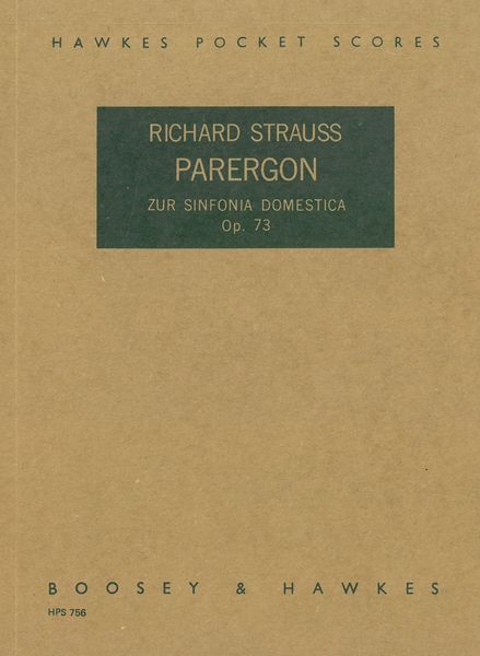 Parergon To Sinfonia Domestica Op. 73.