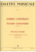 Sonate Concertate, Libro Primo : Decima Sonata Für 2 Violinen Oder 2 Blockflöten, Fagott / Vlc.