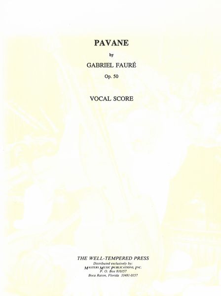 Pavane, Op. 50 : For SATB.