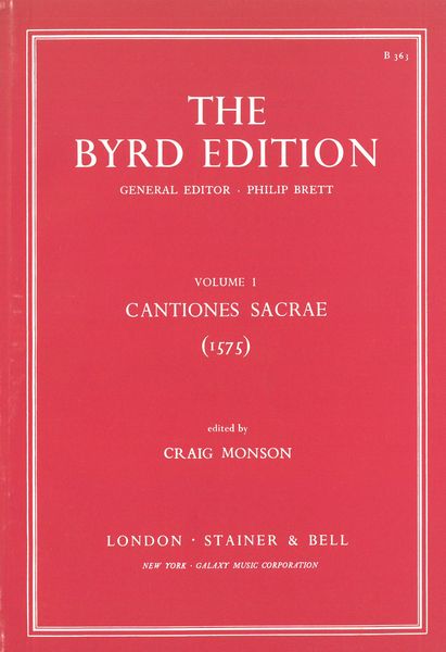 Cantiones Sacrae (1575) / edited by Craig Monson.