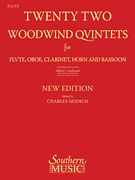 Twenty Two Woodwind Quintets : Flute Part Only.