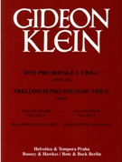 Duo : For Violin and Viola (1939-1940); Preludium : For Viola (1940).