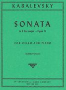 Sonata In B Flat, Op. 71 : For Violoncello and Piano / edited by Mstislav Rostropovich.