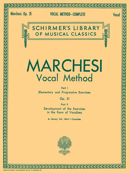 Vocal Method, Op. 31(Complete).