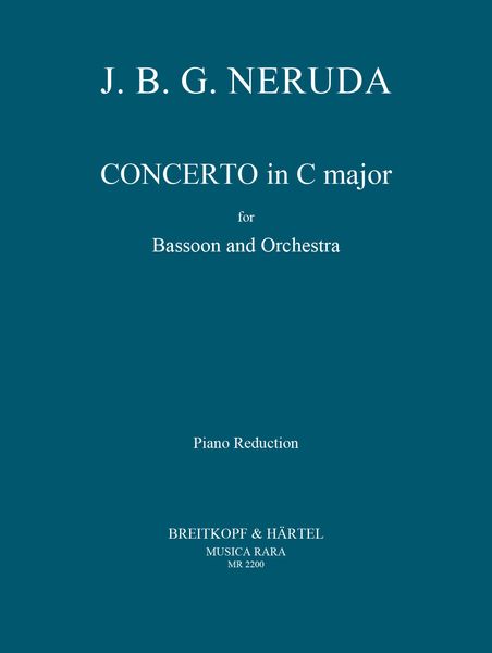 Concerto In C Major : For Bassoon and Orchestra - Piano reduction.