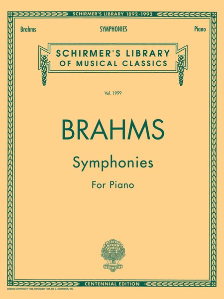 Symphonies : For Piano.
