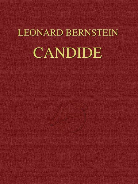 Candide : A Comic Operetta In Two Acts / Scottish Opera Edition (1989).