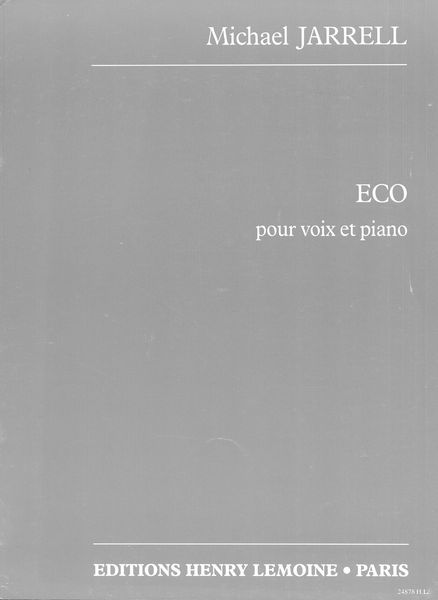 Eco : For Voice and Piano.