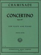 Concertino, Op. 107 : For Flute and Piano / Ed. by Marcel Moyse.