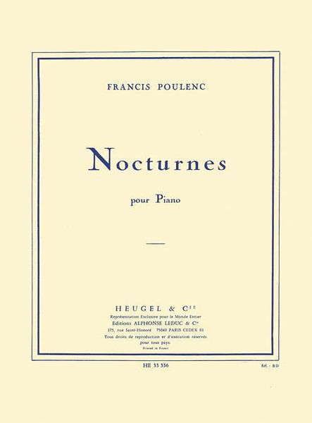Nocturnes : Pour Piano.