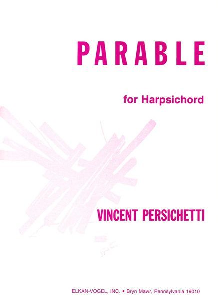 Parable XXIV, Op. 153 : For Harpsichord.