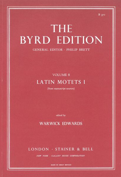 Latin Motets I / edited by Warwick Edwards.
