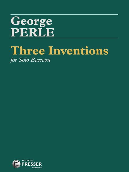 Three Inventions : For Solo Bassoon.