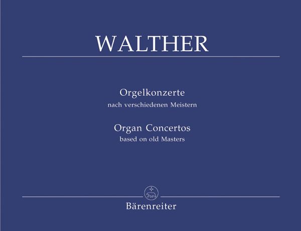 Organ Concertos Based On The Old Masters.